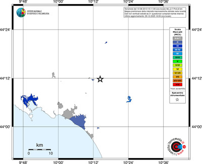 Mappa MCS - territori località
