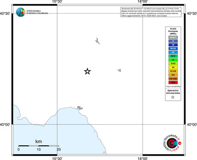 Mappa EMS - territori località