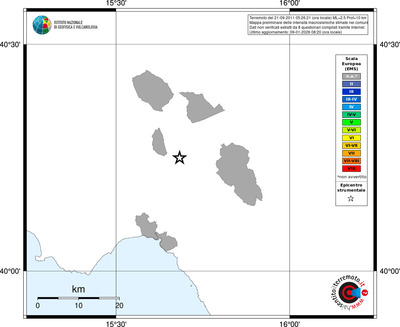 Mappa EMS - territori comuni