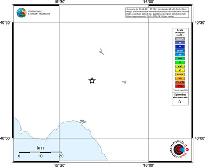 Mappa MCS - territori località