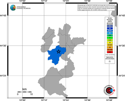 Mappa EMS - territori comuni