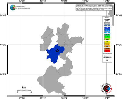 Mappa MCS - territori comuni