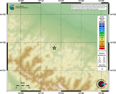 Mappa MCS - località
