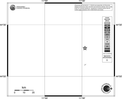 Mappa MCS - territori località