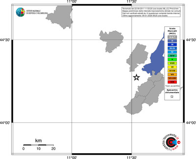 Mappa MCS - territori comuni
