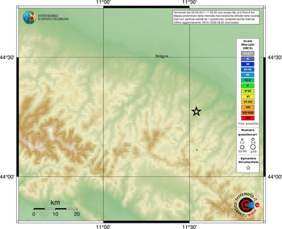 Mappa MCS - località