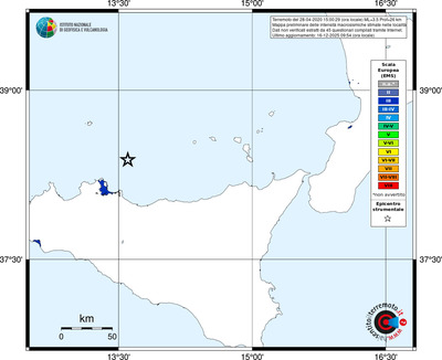 Mappa EMS - territori località