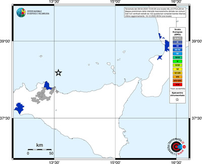 Mappa EMS - territori comuni
