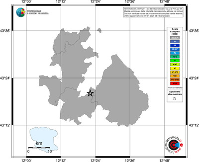 Mappa EMS - territori comuni