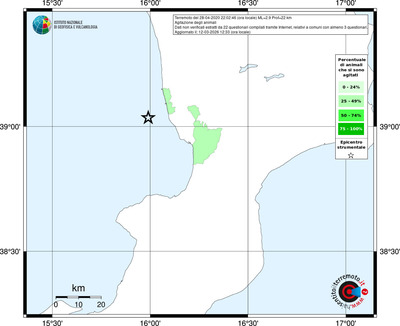 Mappa territorio comunale con almeno 3 questionari
