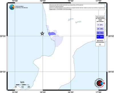 Mappa territorio comunale con almeno 3 questionari