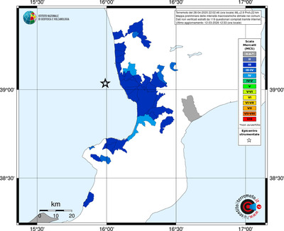 Mappa MCS - territori comuni