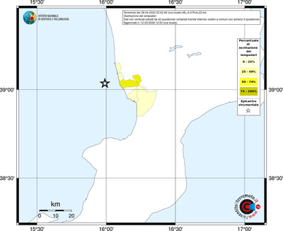 Mappa territorio comunale con almeno 3 questionari