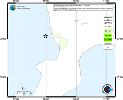 Mappa territorio comunale con almeno 3 questionari