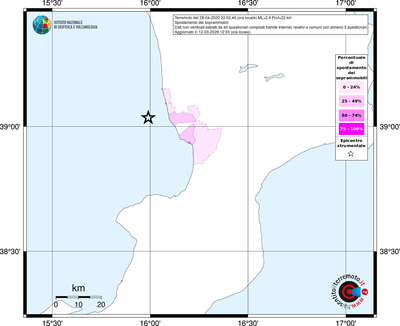 Mappa territorio comunale con almeno 3 questionari