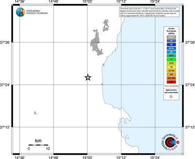 Mappa EMS - territori località