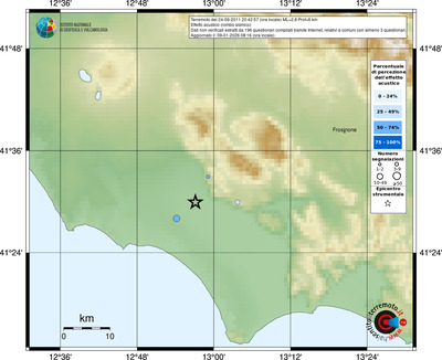 Mappa comuni con almeno 3 questionari