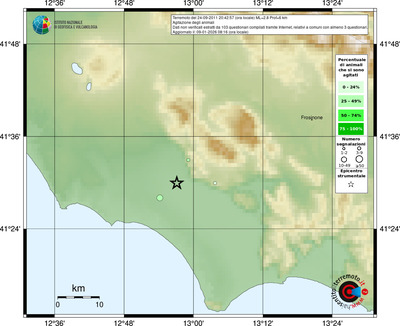 Mappa comuni con almeno 3 questionari