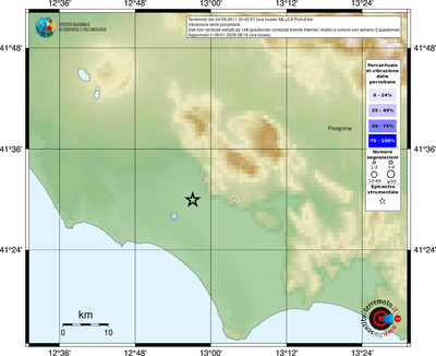 Mappa comuni con almeno 3 questionari