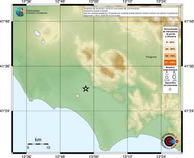 Mappa comuni con almeno 3 questionari