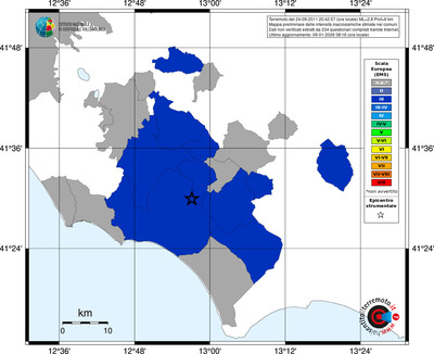 Mappa EMS - territori comuni