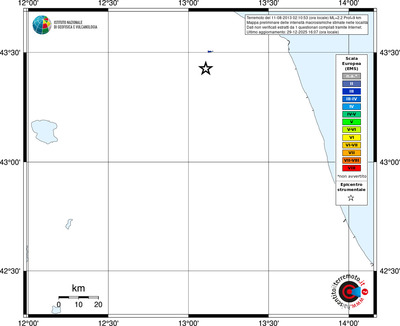 Mappa EMS - territori località
