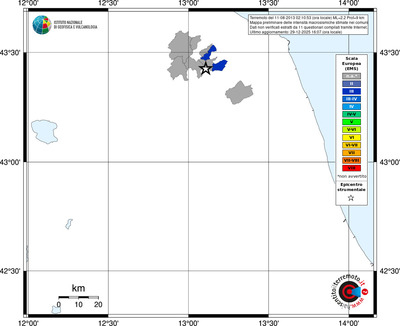Mappa EMS - territori comuni
