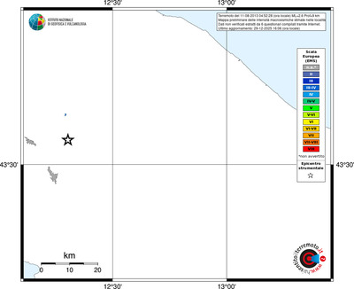 Mappa EMS - territori località