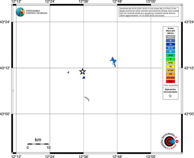 Mappa MCS - territori località