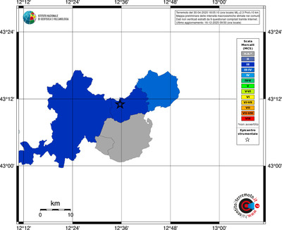 Mappa MCS - territori comuni