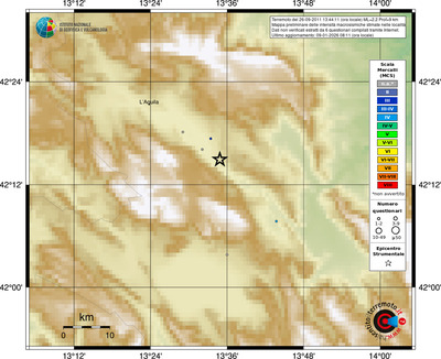 Mappa MCS - località