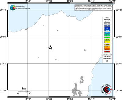 Mappa EMS - territori località