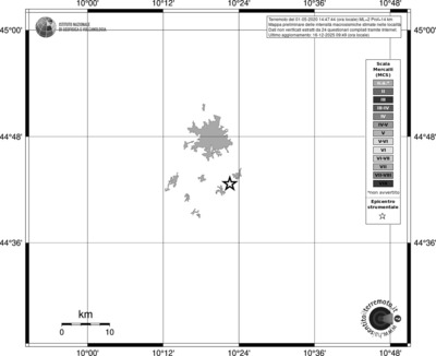 Mappa MCS - territori località