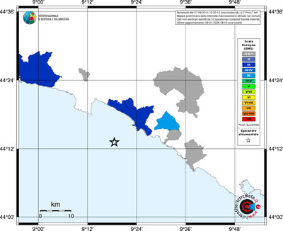Mappa EMS - territori comuni