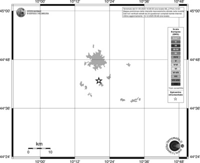 Mappa EMS - territori località