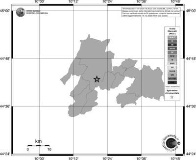 Mappa MCS - territori comuni