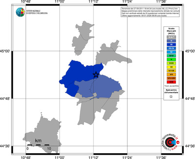 Mappa MCS - territori comuni