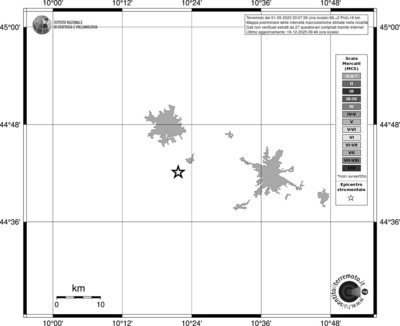 Mappa MCS - territori località