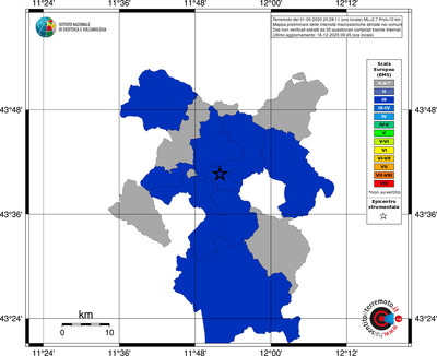 Mappa EMS - territori comuni