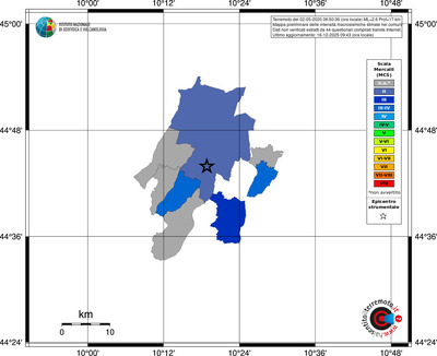 Mappa MCS - territori comuni