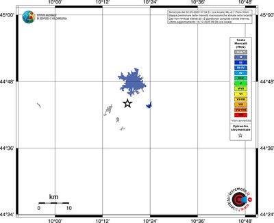 Mappa MCS - territori località