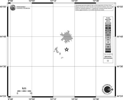 Mappa MCS - territori località