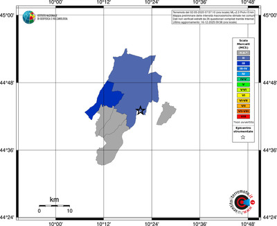 Mappa MCS - territori comuni