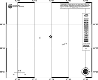 Mappa MCS - territori località