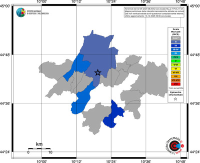 Mappa MCS - territori comuni