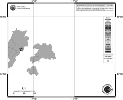 Mappa EMS - territori comuni