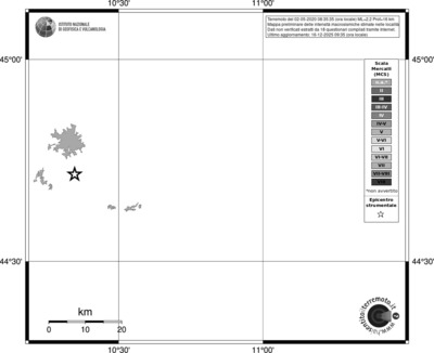 Mappa MCS - territori località