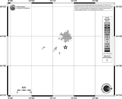 Mappa MCS - territori località
