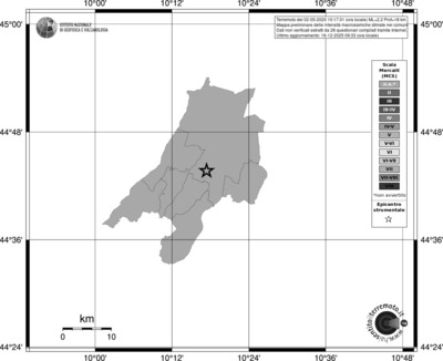 Mappa MCS - territori comuni