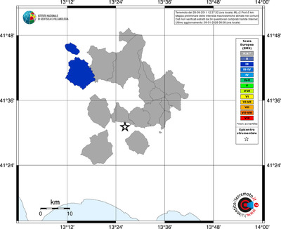 Mappa EMS - territori comuni